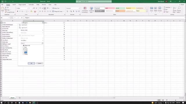 Advance Excel 8 | Filtering Your Data Using JAWS Screen Reader смотреть онлайн