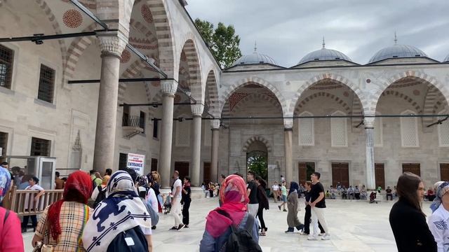 Sultanahmet Camii Yürüyüş Turu | Fatih İstanbul Türkiye | 4K 60FPS смотреть онлайн
