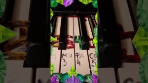 🎹💚Мы в город изумрудный идём Как играть на пианино Песня из мульт Волшебник изумрудного города  НОТ