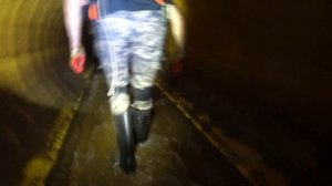 Канализационный тоннель под будущим хранилищем кунтскамеры