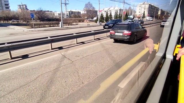 НОВЫЙ АВТОБУС! Поездка на автобусе ЛИАЗ 5292.65 по маршруту №11 (Красноярск) смотреть онлайн