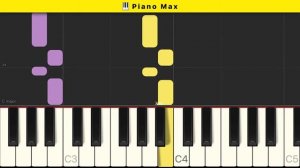 Колыбельная Медведицы / Учимся играть на пианино одной рукой / Ноты