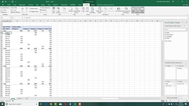 MS Excel Tutorial - Lesson 81 - Grouping and date and time