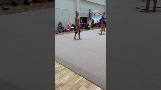 Анна Попова на разминочном ковре ?? #спорт #rg #художественнаягимнастика #sport #gymnast #russian