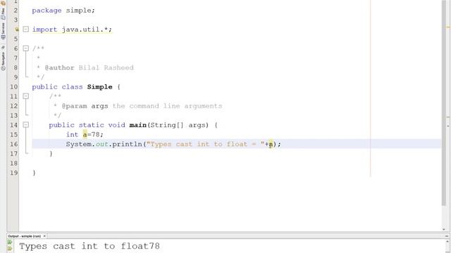 Type casting in java lecture 16 смотреть онлайн