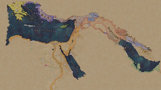 Imperator Rome: Bronze Age mod timelapse смотреть онлайн