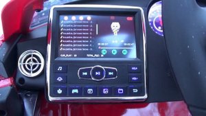 Детский электромобиль Mercedes Benz SLS AMG Red Carbon Edition MP4-SX128-S на pushishki.ru