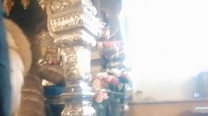 Мощи Матроны Московской в храме Покровского монастыря.