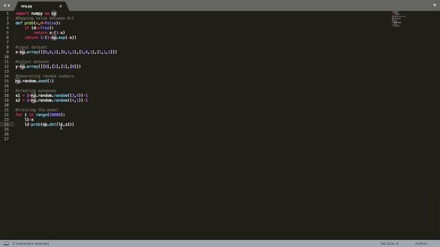 build a neural network in 5 minutes in python смотреть онлайн