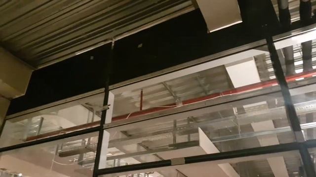 Ставим витраж, стойка-ригель с входными группами. смотреть онлайн