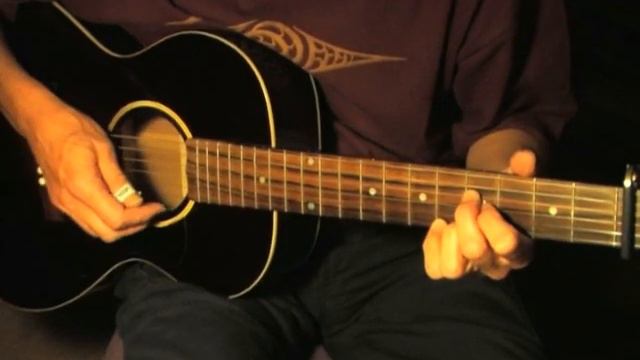 Crow Jane - Acoustic Blues Lesson Part 22 - TAB avl