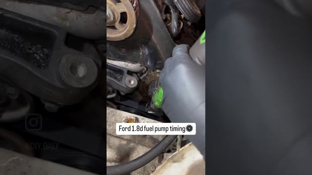 Getting ready to replace the fuel pump on this Ford connect 1.8 diesel..