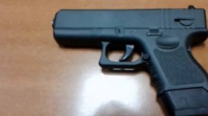 Пистолет игрушечный металлический на 6 мм пульках