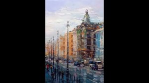 Как рисовать Городской пейзаж. Получите 50 уроков в описании ролика.