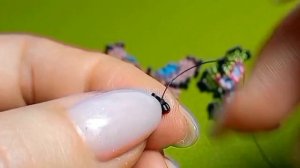 МК БАБОЧКА из бисера ♡ Плетение методом ручного ткачества ♡ Beaded BUTTERFLY tutorial