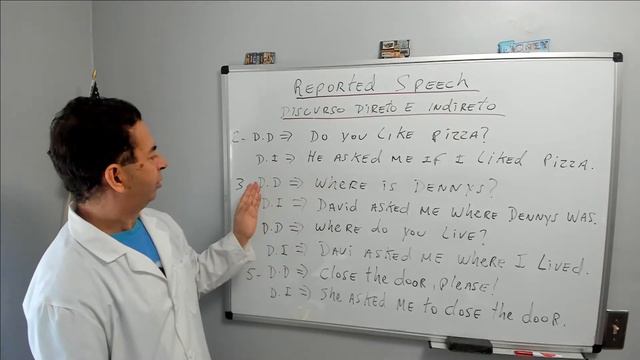 AULA DE INGLES - Reported Speech (Discurso Direto e Indireto) ( Simple Present ) (109) смотреть онлайн