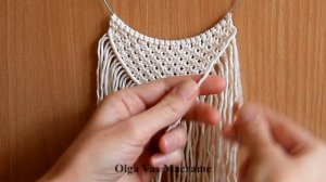 DIY Macrame Necklace Tutorial | Collar de Macramé | Макраме колье | Macrame Jewelry