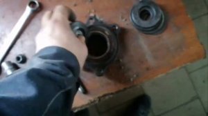 Хундай Солярис замена сайлентблоков задней балки, не снимая балки