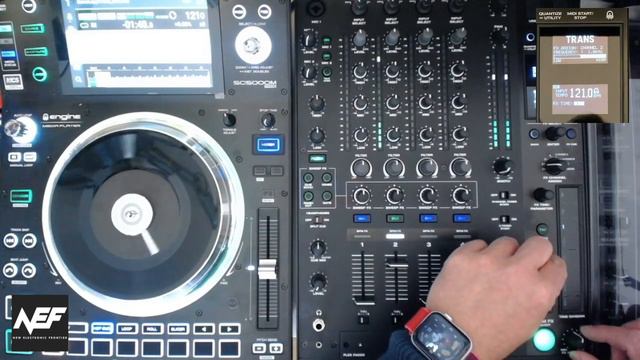 DENON DJ X1850 PRIME Mixer FX Run Through смотреть онлайн
