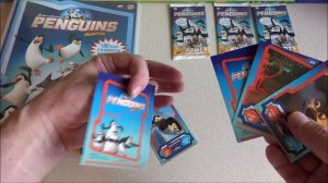 NEW Penguins of Madagascar Movie Starter Set Booster Pack Cards European Collection