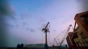 Как устанавливают большие ветрогенераторы