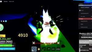 Combo God Human + Light | Blox Fruit 💪✨