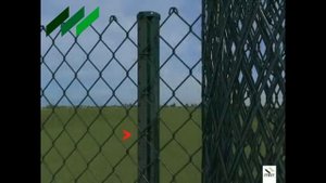 Видео инструкция по установке сетки рабицы с ПВХ покрытием