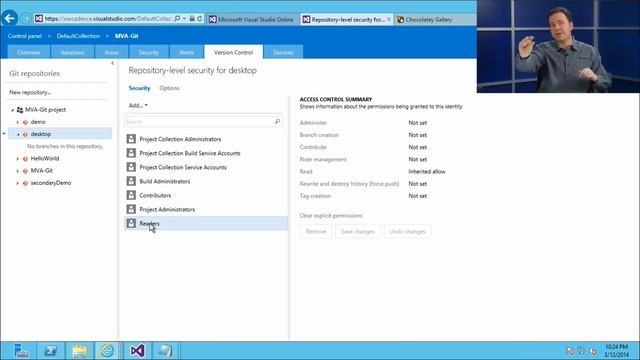 05 - Using Git with Visual Studio 2013 Jump Start - Git in Visual Studio смотреть онлайн