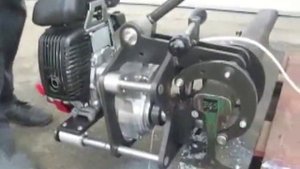 Двигатель Honda GXH-50 (GXH50) на рельсосверлильном станке МРС-Б