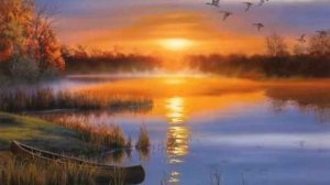 На юг гуси улетали..