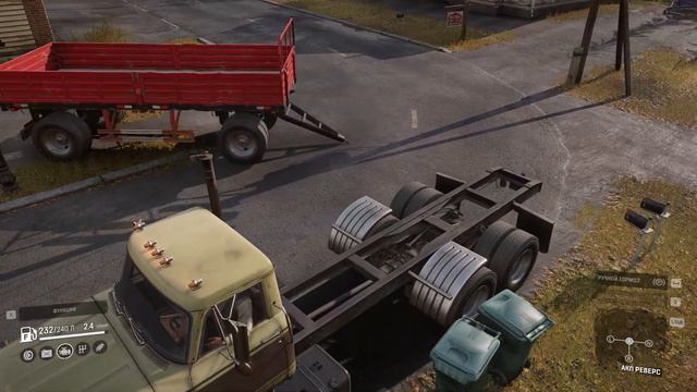 SnowRunner - GMC MH9500 - ремонт упавшей лэп