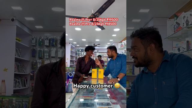 Realme 11 Pro plus 8/256gb ₹19500/- Realme 11 pro 8/256gb 18500/- happy customer 😀 Realme