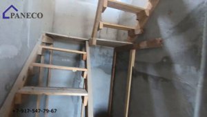 Полистиролбетон Paneco. Дом из полистиролбетона на склоне высотой 3 метра.