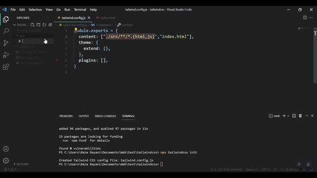 Tailwind CSS v3.0.13 Crash Course | #2 - How to Easily Setup Tailwindcss | #npm #css3 #framework