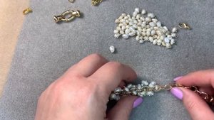Переделка украшения из речного жемчуга.