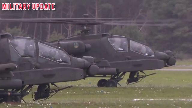 NH90, CH-47 Chinook, AH-64 Apache Helicopters Flight Operations in Close Formation смотреть онлайн