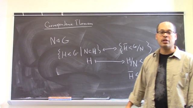 The correspondence theorem in group theory смотреть онлайн