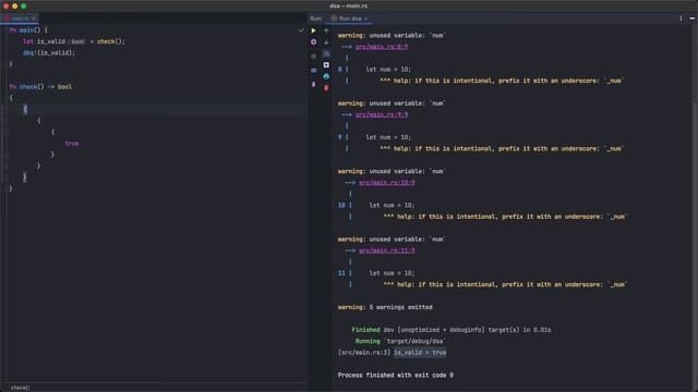 return a value from a function in Rust смотреть онлайн