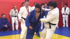 Kosei Inoue and Hannah Ramirez randori at Nakano Judo Academy