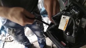 Компрессия б/у мотора Тохатсу 18
