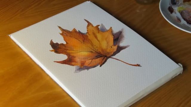 Осенняя акварель speedpaint смотреть онлайн