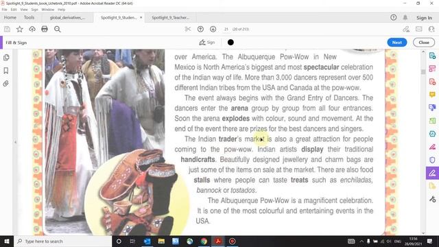 Учебник Spotlight 9 класс. Модуль 1 (стр. 21) смотреть онлайн