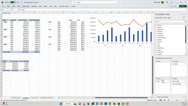 Create interactive excel dashboard in 5 simple steps #exceldashboard #exceltutorial #pivottable