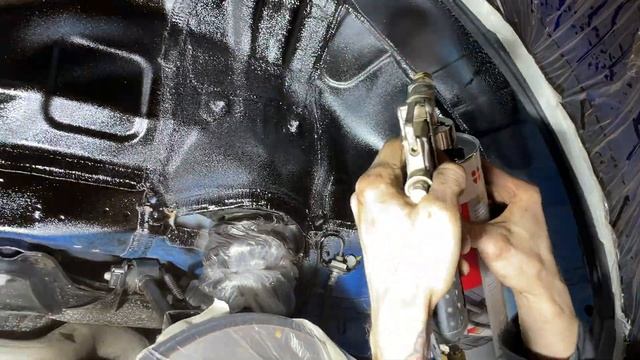 Антикор днища автомобиля, колесных арок и скрытых полостей в СПб
