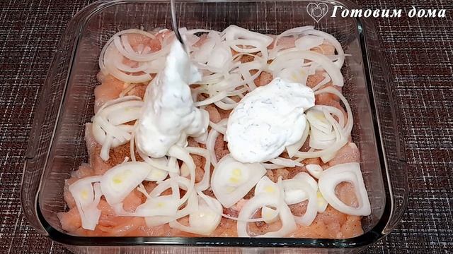 КУРИНОЕ ФИЛЕ по-французски. Очень сочное и вкусное
