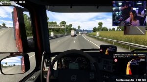 Вованыч посадил ЖЕНУ ЗА РУЛЬ | Euro Truck Simulator 2 | Нарезка стрима ФУГА TV