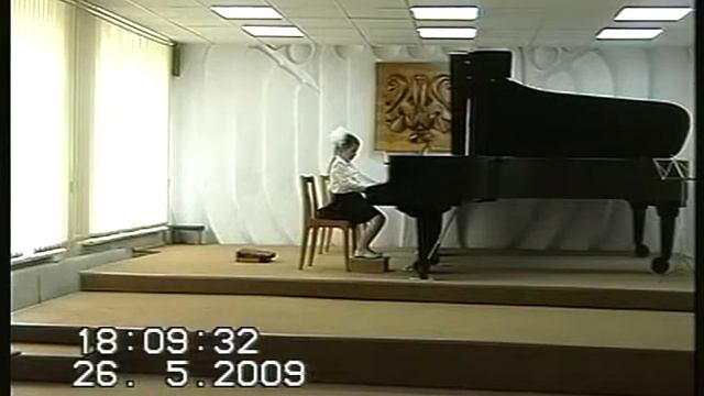 Настя Иванова Фортепиано 8 лет  2009