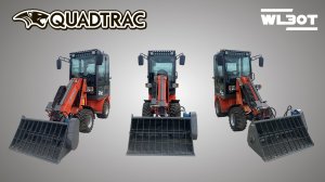 Мини-погрузчик с шарнирно-сочленённой рамой QUADTRAC WL30T. #минипогрузчик #quadtrac #спецтехника