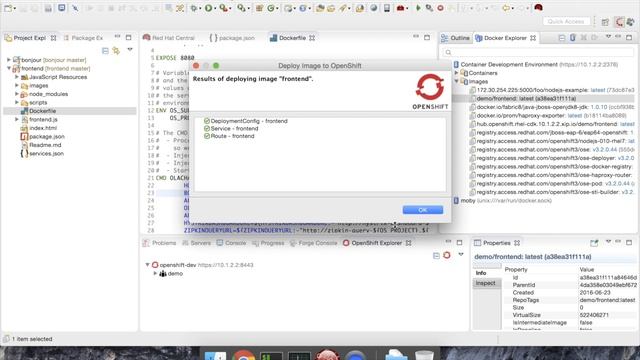 Deploy Docker images on OpenShift 3 with Red Hat Developer Studio смотреть онлайн