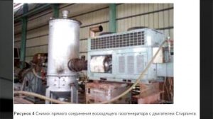 Тайванский двигатель стирлинга на генераторном газе